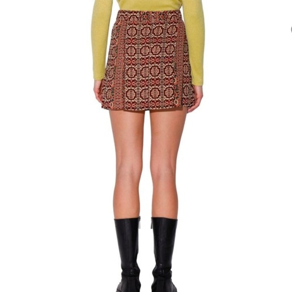 Walter Baker Women's Shauna Mini Skirt Size 4 100% Polyester Multicolor Casual - Picture 8 of 9